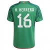 Mexiko H.HERRERA 16 Matchtröjor Hemma Fotbollströja VM 2022